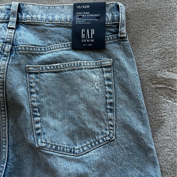 GAP Jeans, High Rise Cheeky Straight, Women’s 10/30R - Picture 6 of 16